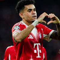 Con su doblete ante el PSG en París, Luis Díaz se convirtió en el máximo goleador colombiano en la Champions League, igualando a Jackson Martínez. FOTO: Tomada de redes sociales @FCBayern