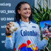 Camila “Camiflow” de La Hoz es la campeona mundial de BMX Racing en la categoría Challenger sub-12. FOTO: Instagram camiladelahoz_bmx