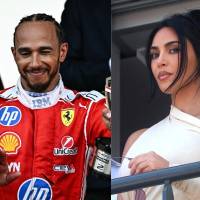 Kim Kardashian acompañó a Lewis Hamilton durante el fin de semana del Gran Premio de Mónaco. FOTO: AFP.