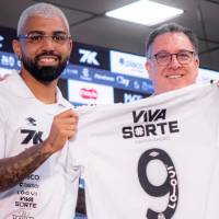 El delantero brasileño Gabriel Barbosa es una de las grandes figuras que ha tenido en los últimos años el fútbol de ese país. Llegó al Santos para ser compañero de Neymar. Foto: tomada del x de @SantosFC