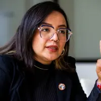 Jennifer Pedraza, senadora electa y crítica del gobierno Petro, asegura que ahora, como jefa de campaña de Fajardo, busca incidir en nuevas miradas en su candidatura. FOTO: Julio Herrera.