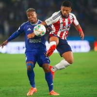 Millonarios cayó como local, 2-1 frente al Junior. FOTO COLPRENSA