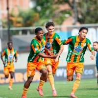 Envigado venció 2-1 a Pereira en el Polideportivo Sur en el juego de ida por los cuartos de final de la Copa Betplay. FOTO CAMILO SUÁREZ 