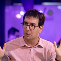 Javier Mejía estuvo en EL COLOMBIANO hablando de la propuesta de Stanford, Civics Iniciative. FOTO horus thor amaya