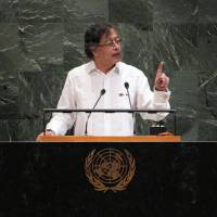 En su última intervención ante las Naciones Unidas, Gustavo Petro criticó a Trump, a Netanyahu y la política antidrogas de Estados Unidos. Foto: Colprensa