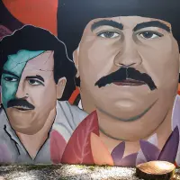 Aspecto de uno de los murales del antiguo museo de Pablo Escobar en Medellín en 2023. FOTO: Carlos Velásquez