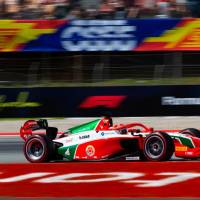 Sebastián Montoya lideró gran parte de la carrera sprint del Gran Premio de Austria y terminó segundo tras una intensa batalla en la última vuelta, firmando una de sus mejores actuaciones en la Fórmula 2. FOTO: Prema Racing