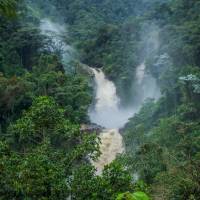 Vista de los Chorros de Tapartó. Foto: Cristina Rodríguez.