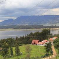 La Laguna de Guatavita, ubicada en el municipio de Sesquilé (Cundinamarca), es un sitio conocido por la leyenda de El Dorado y uno de los principales atractivos en este municipio. Imagen, AFP.