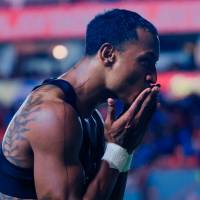 Ditta celebrando su primer gol con Cruz Azul en el torneo. FOTO: X Cruz Azul