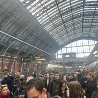 Suspenden los trenes de la compañía ferroviaria Eurostar por incidente técnico. FOTO: Tomada de X @thatkingwho