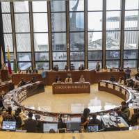 Imagen de referencia de una sesión del Concejo de Medellín . Foto: EL COLOMBIANO