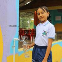 Una de las estudiantes beneficiarias del programa. FOTO: Cortesía