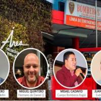 Algunos de los señalados e imputados en uno de los casos de corrupción en el Área Metropolitana. FOTO: EL COLOMBIANO