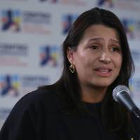 Paola Holguín, senadora y precandidata presidencial del Centro Democrático, critica la inacción de los organismos de control y pide un replanteamiento de la seguridad nacional. FOTO: COLPRENSA