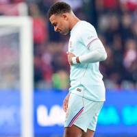 Kylian Mbappé se lesionó en el partido de Turquía vs. Francia en Nation League. FOTO: X Equipedefrance