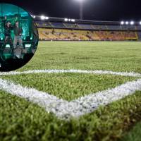 El estadio Nemesio Camacho El Campín, en Bogotá, está en el centro de la controversia por el estado de su gramilla y la denuncia sobre los recursos que BTS habría destinado a su mantenimiento tras sus conciertos. FOTO COLPRENSA y GETTY