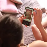 Kaley comenzó a usar YouTube a los seis años e Instagram a los nueve, burlando un bloqueo parental. FOTO Mathieu Thomasset / Hans Lucas via AFP