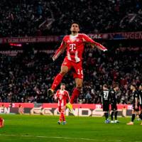 El futbolista colombiano Luis Díaz suma 14 goles y 10 asistencias en los 23 partidos que ha disputado con el Bayern Múnich. Foto: tomada del x de @LuisFDiaz19