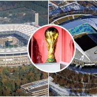 La Federación Alemana analiza la viabilidad de una candidatura que aproveche su “maquinaria perfecta” de estadios y logística, marcando su territorio frente a las futuras sedes en Arabia Saudí y Marruecos. FOTO: DFB, Getty y Europa Press