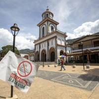 Imagen de referencia de la polémica en el Suroeste por la llegada del proyecto Quebradona de la minera AngloGold Ashanti a la región. Foto: EL COLOMBIANO