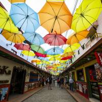 Imagen de referencia del municipio de Guatapé, co sus tradicionales zócalos. Foto: Andrés Camilo Suárez Echeverry