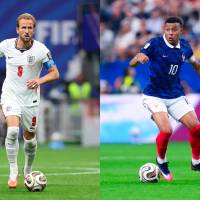 Harry Kane se llevó el galardón en 2018. Kylian Mbappé es el vigente goleador de los mundiales: se quedó con la Bota de Oro en Qatar 2022. Foto: Getty