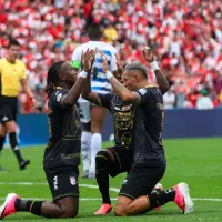 Santa Fe está a la espera de la decisión de la Conmebol sobre su serie de Copa Sudamericana ante River Plate. FOTO COLPRENSA