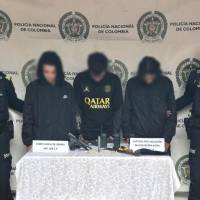 Los detenidos fueron interceptados en Rionegro tras una persecución. FOTO: Cortesía