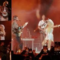 Morat y Paulina Rubio en Coachella. Foto: tomada de redes Paulina Rubio