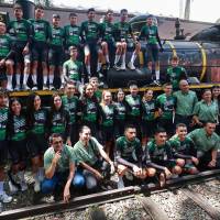 Todo el equipo profesional y juvenil del Orgullo Paisa estará presente en el equipo Orgullo Paisa este domingo 27 de septiembre con salida en Sabaneta. Foto: Manuel Saldarriaga Quintero.