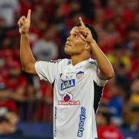 El delantero atlanticense Carlos Bacca, de 39 años, anotó 111 goles con el Junior de Barranquilla. Foto: Manuel Saldarriaga