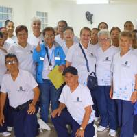 Grupo de adultos mayores del Distrito de Medellín. FOTO: Cortesía.