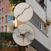 De acuerdo a las grietas y a los daños que se encuentren, las personas pueden hacer el respectivo reporte ante las autoridades. Fotos: Cortesía y redes sociales