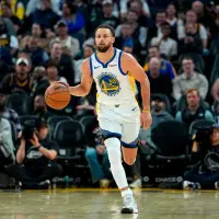 Stephen Curry tiene 38 años, ganó la NBA en cinco ocasiones y es el máximo anotador de triples en la historia de la NBA. FOTO: GETTY