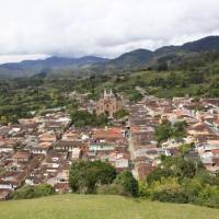 Imagen panorámica de Jericó, Suroeste de Antioquia. FOTO Fundación Julio C. Hernández.