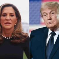 La congresista María Elvira Salazar, de Florida, ha sido crítica con algunas políticas de Trump, a pesar de ser su aliada en el Capitolio de Estados Unidos. Foto: Captura de video/Getty.