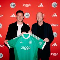 Marc-André Ter Stegen y Jordi Cruyff. FOTO: X AFC Ajax