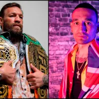 Connor McGregor (izquierda) vuelve a pelear después de 5 años contra Max Holloway (derecha). Ambos debutan en el peso wélter. FOTO: X UFC