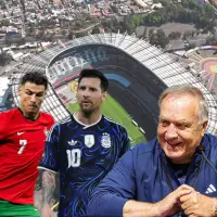 Cristiano Ronaldo, Lionel Messi, Dick Advocaat y el estadio Azteca pueden ser los protagonistas de las históricas marcas que se rompan en este mundial. Fotos: AFP y Getty Images