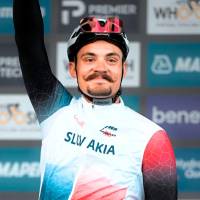 El masajista Vladimír Kovacik, de 28 años, fue quien representó a Eslovaquia en el Mundial de Ciclismo. Foto: tomada del x de @ciclistacofidis