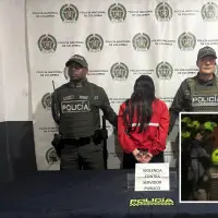 La capturada deberá responder ante la justicia por agresión a servidor público. FOTO: Cortesía Denuncias Antioquia.