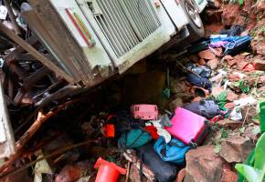 Fueron 17 las víctimas del accidente del bus de Remedios. FOTO MANUEL SALDARRIAGA
