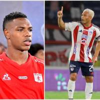 Jean Pestaña afirma que Teófilo Gutiérrez influyó en la decisión del árbitro para validar autogol. Foto: Colprensa y @AmericadeCali. 