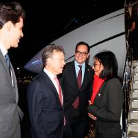 La presidenta interina de Venezuela, Delcy Rodríguez, en su llegada a Nueva York la madrugada de este 21 de septiembre. FOTO CORTESÍA @DELCYRODRIGUEZV