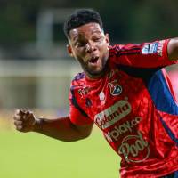 El lateral Frank Fabra es uno de los jugadores del DIM que se mantiene en la nómina y estará con el equipo que ahora, es dirigido por Luis Amaranto Perea. FOTO MANUEL SALDARRIAGA 