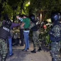 Imágenes de un operativo en el occidente de la ciudad. FOTO: Cortesía