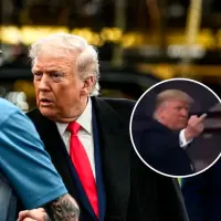 Donald Trump durante su visita a una fábrica de la compañía Ford en Dearborn, Míchigan. FOTO: Tomada de Instagram @whitehouse y captura de video