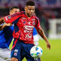 Frank Fabra suma un gol y dos asistencias con el Medellín en lo que va de este año. FOTO MANUEL SALDARRIAGA