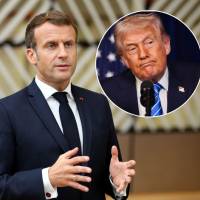 Emmanuel Macron, presidente de España, ha sugerido usar este instrumento para contrarrestar las amenazas arancelarias de Trump. Fotos: Getty Images y AFP